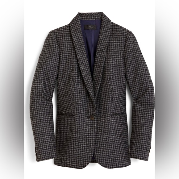 J. Crew Jackets & Blazers - J. Crew Parke Houndstooth Wool Blazer 4
